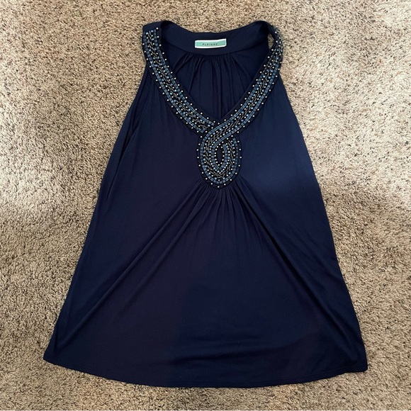 Pleione (Nordstrom Brand) Embellished Tank Top - Size S - Picture 5 of 6